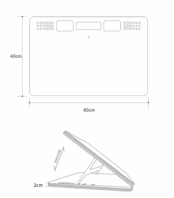 Adjustable Drawing Board – Wooden Desktop Easel