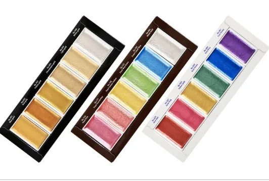 Metallic Watercolour Paint Set – Starry Gold, Pearl & Gem Tones - Image 3