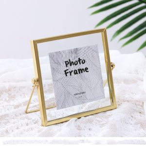 Three sizes of Scandinavian geometric photo frame — 4, 6 and 7 inch