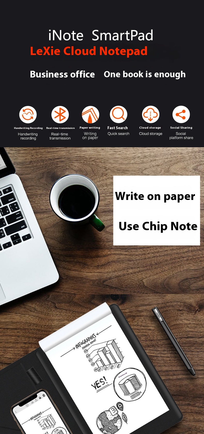 Electronic Writing Board – USB Digital Notepad for Drawing & Notes - Image 15