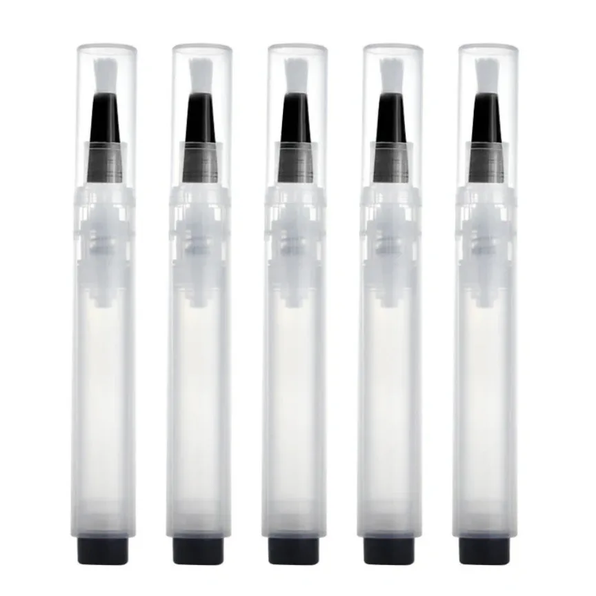 Five pack refillable paint brush options laid flat